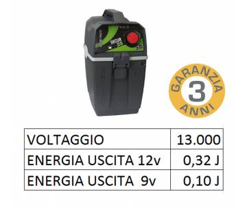 Elettrificatore 9V/12V - SECUR 25