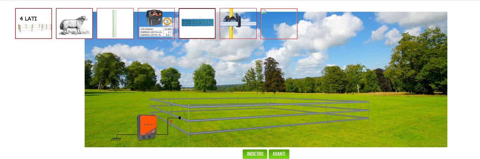 recinzione mobile pecora e ovini